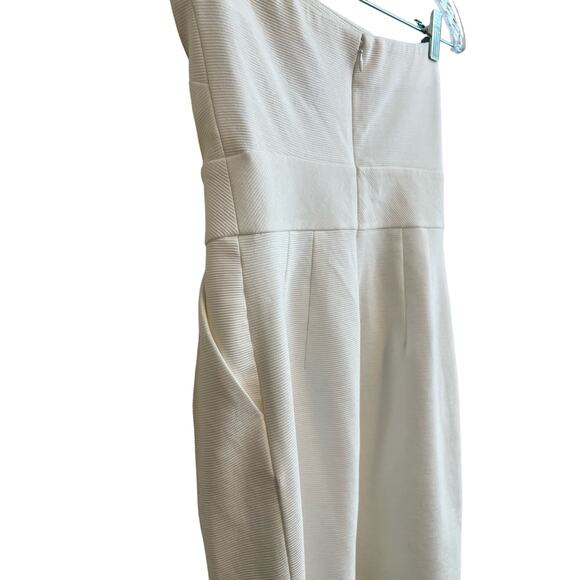 Banana Republic White Strapless Dress Size: 0 (Extra Small) Wedding Rehearsal - Picture 6 of 8